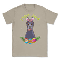 Easter Doberman Pinscher with Bunny Ears Funny I steal eggs product - Cream