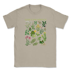 God’s Pharmacy Healing Herbs Gardening Meme product Unisex T-Shirt - Cream