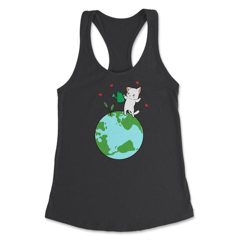 Plant a Tree Earth Day Cat Funny Cute Gift for Earth Day graphic