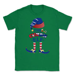 The Cuban Elf Cuban Flag Drink & Cigar design Unisex T-Shirt - Green