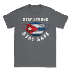 Stay Strong Stay Safe Cuba Flag Mask Solidarity Awareness product