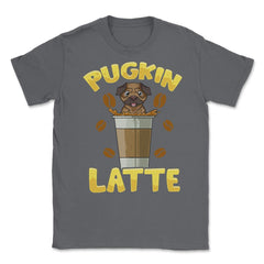 Funny Pugkin Latte Cute Pug inside Coffee Cup design Unisex T-Shirt