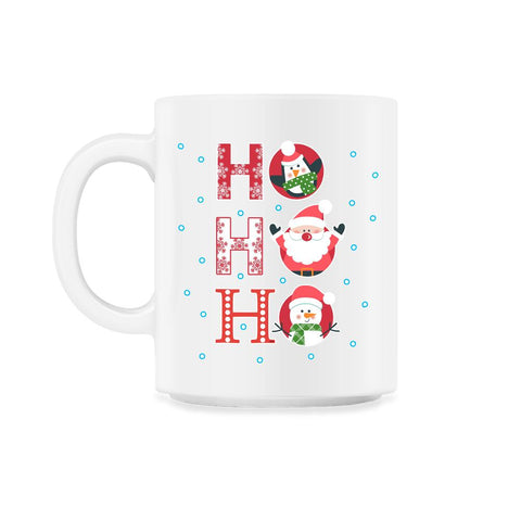 HO HO HO Christmas Funny Humor T-Shirt Tee Gift 11oz Mug