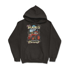 Farming Tractor Where Hard Work Blossoms into Harvest graphic - Hoodie - Black