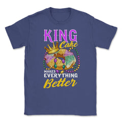 Mardi Gras King Cake Makes Everything Better Funny product Unisex - Purple