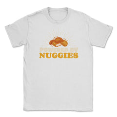 Power By Nuggies Retro Vintage Chicken Nuggets Hilarious graphic