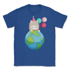 Happy Earth Day Llama Funny Cute Gift for Earth Day product Unisex - Royal Blue