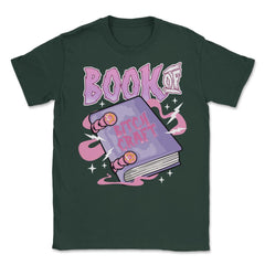 Book of Bitchcraft Pastel Goth Pun Cute Grimoire Magic Book graphic - Forest Green