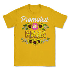 Promoted to Nana Sunflowers Gift for Mother's Day graphic Unisex