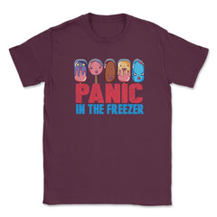 Panic in the Freezer Humor Funny print product gift Unisex T-Shirt