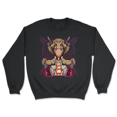 Mecha Cyborgs Anime Girl Cyberpunk Fashion design - Unisex Sweatshirt - Black