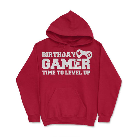 Funny Birthday Gamer Time To Level Up Gaming Lover Humor product - Red