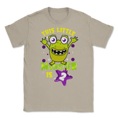 This Little Monster is Two Funny 2nd Birthday Theme design Unisex - Cream