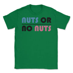 Funny Nuts Or No Nuts Boy Or Girl Baby Gender Reveal Humor product - Green