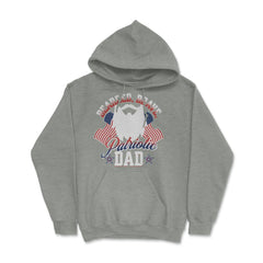Bearded, Brave, Patriotic Dad 4th of July Independence Day product - Grey Heather
