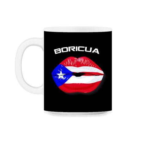 Boricua Kiss Puerto Rico Flag T-Shirt  11oz Mug