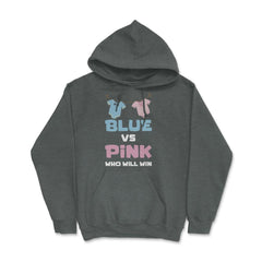 Funny Baby Gender Reveal Party Blue Or Pink Who Will Win product - Dark Grey Heather