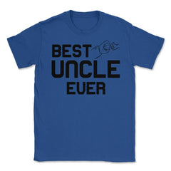 Funny Best Uncle Ever Fist Bump Niece Nephew Appreciation product - Royal Blue