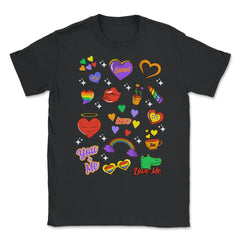Gay Pride LGBTQ+ Collection Fun Gift design Unisex T-Shirt - Black