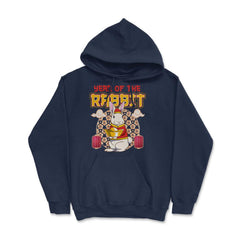 Chinese Year of Rabbit 2023 Chinese Aesthetic product - Hoodie - Navy