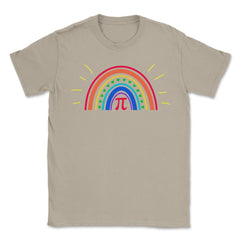 Bohemian Rainbow & Pi Symbol For A Happy PI Day Math Teacher graphic - Cream