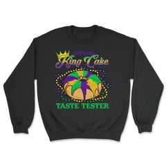 Mardi Gras Official King Cake Taste Tester Funny design - Unisex Sweatshirt - Black