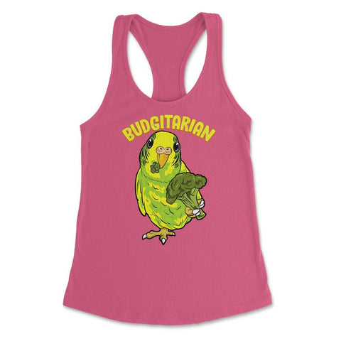 Hilarious Budgie Bird Eating Broccoli Budgerigar Meme graphic Women's