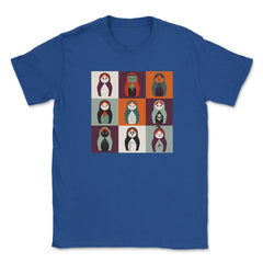 Russian Nesting Dolls Halloween Theme Art graphic Unisex T-Shirt - Royal Blue