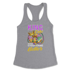 Mardi Gras King Cake Makes Everything Better Funny product Women's - Grey Heather