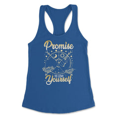 Celestial Art Promise to Love Yourself Pinky Finger Swear design - Royal