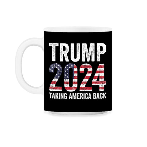 Donald Trump 2024 Take America Back Election 47th President print - Black on White