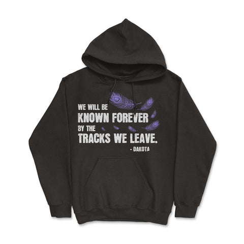 Peacock Feathers Motivational Native Americans graphic Hoodie - Black