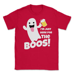 I'm just here for the boos! Cute Ghost Halloween product Unisex - Red