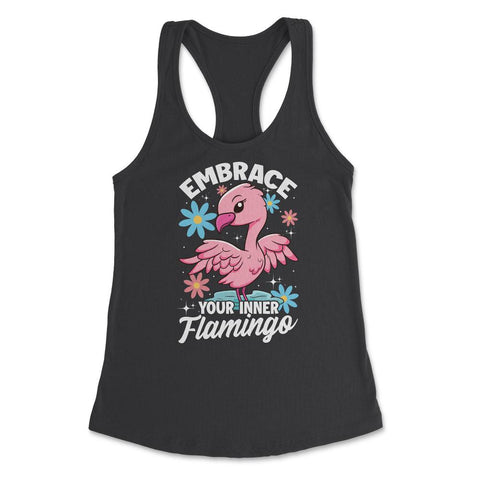Flamingo Embrace Your Inner Flamingo Spirit Animal print Women's - Black