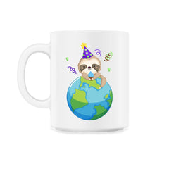 Happy Earth Day Sloth Funny Cute Gift for Earth Day design 11oz Mug