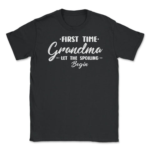 Funny First Time Grandma Let The Spoiling Begin Grandmother design - Black