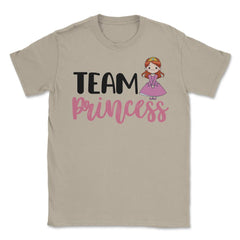 Funny Gender Reveal Announcement Team Princess Baby Girl graphic - Cream
