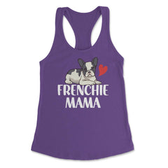 Funny Frenchie Mama Dog Lover Pet Owner French Bulldog design Women's - Purple
