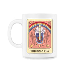 The Boba Tea Foodie Tarot Card Bubble Tea Lover design - 11oz Mug - White
