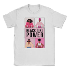 Black Girl Power Afro-American Woman Pride Design design Unisex - White