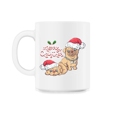 Merry Christmas Doggies Funny Humor T-Shirt Tee Gift 11oz Mug