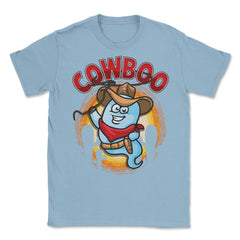 Funny Cowboy Ghost Halloween Character Design graphic Unisex T-Shirt