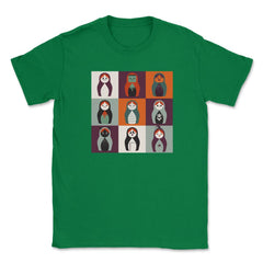 Russian Nesting Dolls Halloween Theme Art graphic Unisex T-Shirt - Green