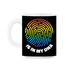 Is In My DNA Rainbow Flag Gay Pride Fingerprint Design product 11oz