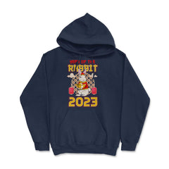 Chinese Year of Rabbit 2023 Chinese Aesthetic product - Hoodie - Navy