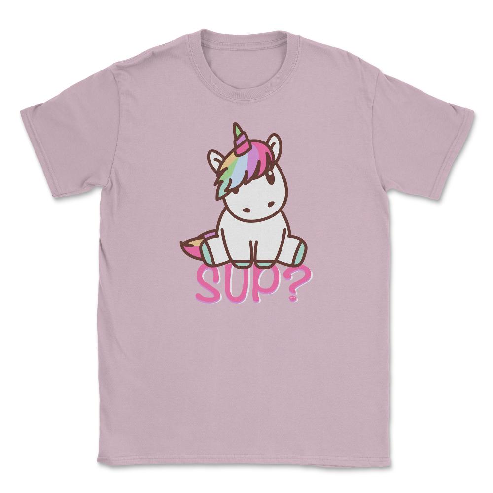 Sup? Unicorn Cute Funny graphic print Gift Unisex T-Shirt