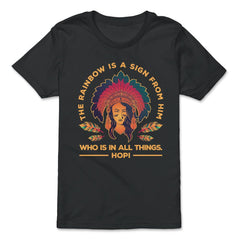 Chieftain Native American Tribal Chief Woman Native American graphic - Premium Youth Tee - Black