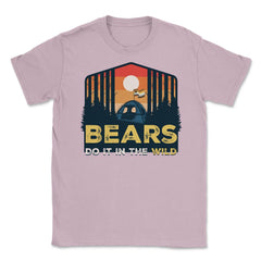 Bear Brotherhood Flag Bears Do It In The Wild Retro graphic Unisex - Light Pink