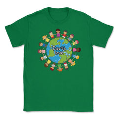 Happy Earth Day Children Around the World Gift for Earth Day print - Green