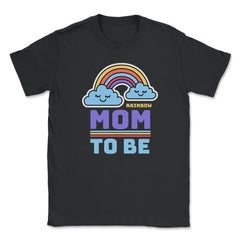 Rainbow Mom To Be for Mothers of Rainbow babies Gift design Unisex - Black
